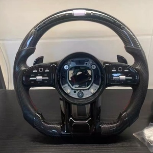 พวงมาลัยคาร์บอนไฟเบอร์สำหรับรถ mercedess benzs W221 W212 W223 W222 <span class=keywords><strong>C43</strong></span> W218 W172 C63 W166พวงมาลัยอุปกรณ์เสริมในรถยนต์ - Product Image 6