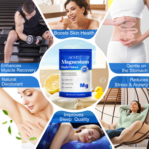 ALIVER Flocons <span class=keywords><strong>de</strong></span> <span class=keywords><strong>Magnésium</strong></span> pour Bain – Hydratation Cutanée, Soutien à la Relaxation – Flocons <span class=keywords><strong>de</strong></span> <span class=keywords><strong>Magnésium</strong></span> Naturels pour Spa Corporel et Bain <span class=keywords><strong>de</strong></span> Pieds - Product Image 4
