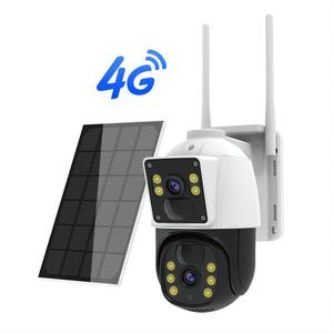 Hot bán 2 + 2MP ống kính kép an ninh không dây máy ảnh nhà ngoài trời WIFI CCTV PTZ IP Video Dome hệ thống giám sát CMOS P2P - Product Image 1