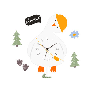 <span class=keywords><strong>นาฬิกา</strong></span>ติดผนัง MDF สีสันสดใสจากโรงงานโดยตรง รุ่น Reida ตกแต่งห้องเด็กสไตล์สแกนดิเนเวียน ดีไซน์<span class=keywords><strong>การ์ตูน</strong></span>น่ารัก พร้อมกลไกควอตซ์ - Product Image 1