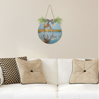 Plaque décorative en PVC Art Déco imprimée UV haute précision, personnalisée, pour porte, cadeau pour mariage, maison, bureau, bar, fête, signalisation extérieure