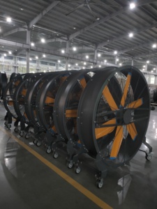 Ventilador Industrial Grande de Pie HVLS Eléctrico a Prueba de Agua de 1KW y 2m con Motor PMSM de 110V/120V - Product Image 4