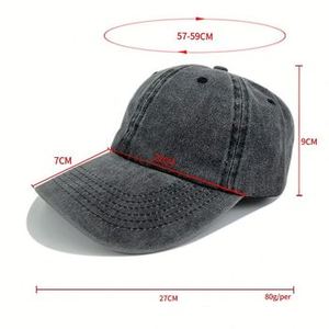 Casquette de baseball classique à visière incurvée en coton de haute qualité avec logo personnalisé, printemps-été, vente en gros d'usine - Product Image 2