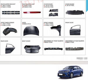 Pièces automobiles en gros : Kits de réparation de carrosserie pour <span class=keywords><strong>KIA</strong></span> E-<span class=keywords><strong>Niro</strong></span>, EV6, Soul, EV5, K5, K3, Rio, Soul, Carnival, Seltos, Forte, Optima, Sportage - Product Image 1