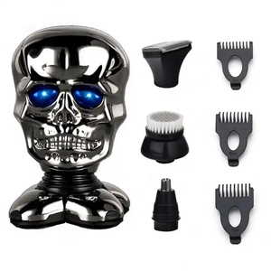 Rechargeable <b>Heads</b> Shavers for Bald Men Hair Clippers <b>razor</b> Nose Beard Trimmer Cordless Electric Shaver for Men Grooming Kit - Product Image 1