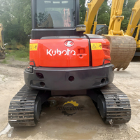   Excavatrice d'occasion KX163 de qualité japonaise originale, modèles KX1635 KX 163-5, 5T 6T, 5 tonnes 6 tonnes, pour aménagement paysager