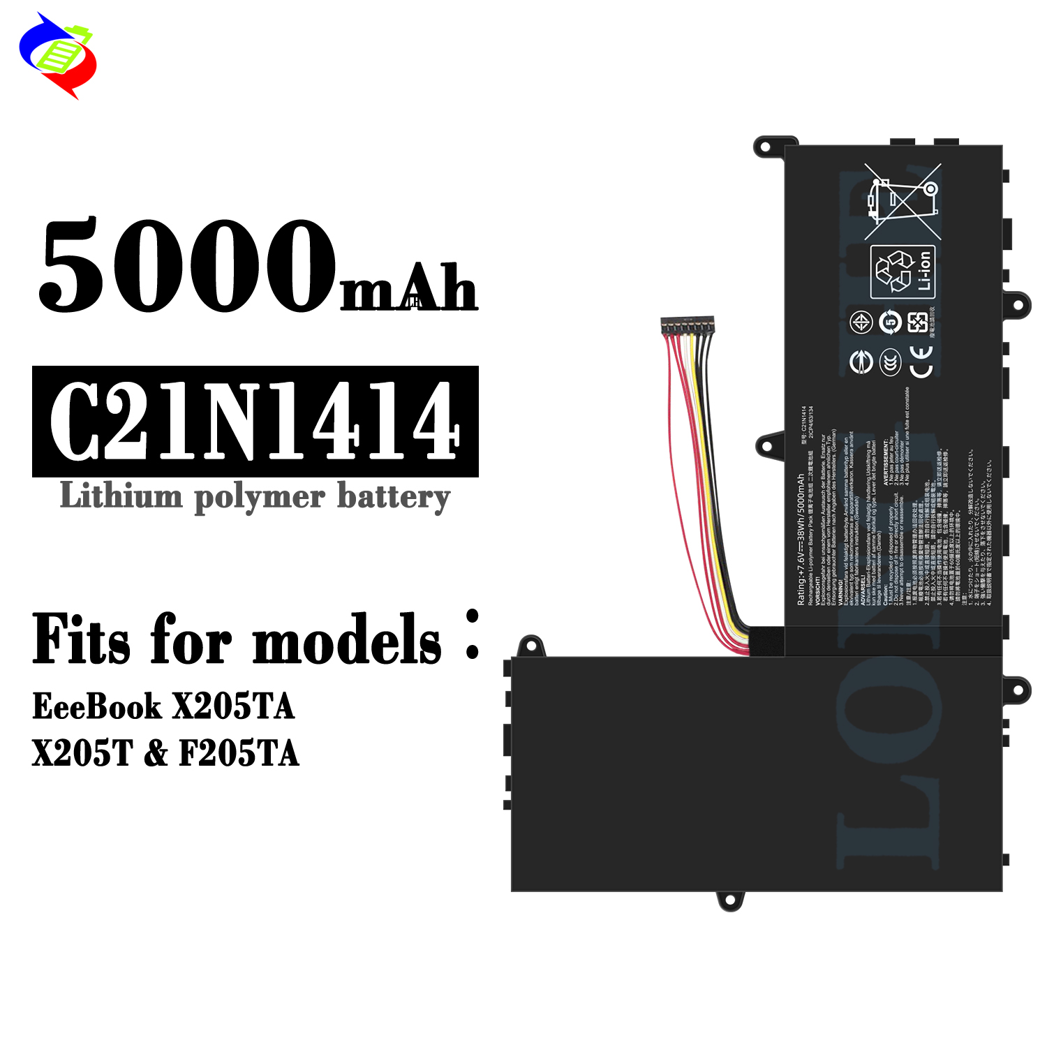 pour ASUS EeeBook X205TA/X205T/F205TA