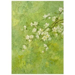 Abstract Floral Textured Oil Painting Green Theme Hand Painted Impressionism Style Living Room Wall Art Decor - Product Image 5