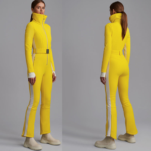 بدلة تزلج فاخرة للنساء بتصميم جديد لعام 2023، بدلة تزلج احترافية مخصصة للنساء من قطعة واحدة لارتداء في الثلج - Product Image 1