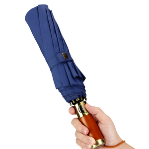 <span class=keywords><strong>Citizen</strong></span>-paraguas plegable de alta calidad, sombrilla personalizada con mango de madera resistente al agua, con caja - Product Image 6