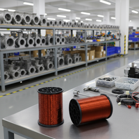 Huaerda Exportation directe RoHS 155 ℃   Fil émaillé PEWF 0,96 mm pour moteurs de ventilateurs de climatiseurs d'extérieur