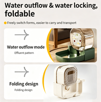 Nouvel Arrivage Offre Spéciale Distributeur d'Eau Pliable Grande Capacité en PP pour Chats, Style Coréen, Outil d'Abreuvement Manuel pour Petits Animaux