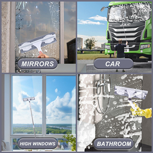 Dooso, superventas, disponible en <span class=keywords><strong>ambos</strong></span> <span class=keywords><strong>lados</strong></span>, escobilla de goma de varilla larga, limpiador de ventanas, limpieza para limpieza de vidrios de automóviles - Product Image 6