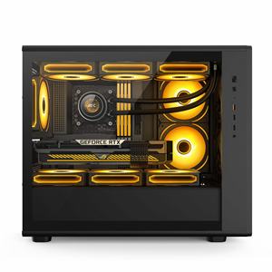 Boîtier PC Gaming M-ATX - Prise en charge du refroidisseur liquide 360 mm, compatible avec les cartes graphiques longues, châssis gaming avec port USB 3.0 latéral - Product Image 3