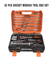 Kit d'outils à main d'application automobile domestique Ensemble d'outils de clé à douille industrielle mécanique