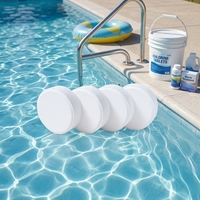Comprimés blanchissants certifiés E20260715 à 90 % de concentration pour la désinfection des piscines, 3 pouces