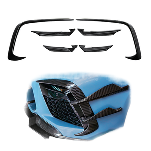 Kit de 6 Piezas de Rejillas de Ventilación Delanteras de Fibra de Carbono Seca CMST para <span class=keywords><strong>M8</strong></span> F91 F92 F93 2018-2022, Mejora de Refrigeración, Acabado Exterior - Product Image 1