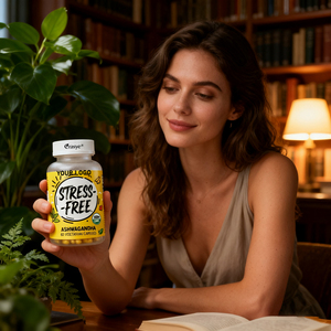 EUR US Hot Sale OEM/ODM Ashwagandha Cápsulas-600 mg Extrato de Ashwagandha para Adulto Energia & Stress Support - Vegan Não-OGM - Product Image 5