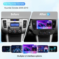 Control de Radio para Volante de Coche, Sin Cortes de Cable, Compatible con el Protocolo Original del Coche, para Hyundai Sonata 2009-2010 (Aire Acondicionado Manual)