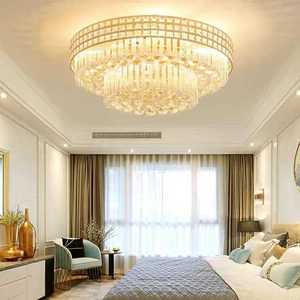 Mariages intérieur décoratifs pour la maison salon chambre de luxe hôtel d'ingénierie villa gâteau cristal plafonnier - Product Image 5