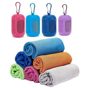 Toalla Fría Enrollada Circular, Toalla Refrescante de Secado Rápido, Toallas de Microfibra, Accesorios de Playa, Deporte y Fitness - Product Image 1