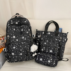 Mxiaotong Printed <b>Backpack</b> 15 Inches Star Pattern Lightweight <b>School</b> Bag For Junior High High <b>School</b> Girls - Product Image 2