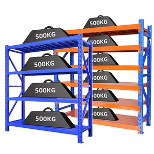 <span class=keywords><strong>Étagère</strong></span>s et rayonnages de stockage multifonctionnels en acier robuste sans boulons pour entrepôt - Product Image 2
