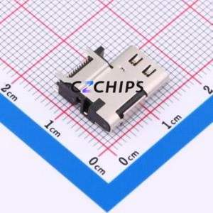 GT-USB-7092C USB Connector SMD Connector ( Connector Type: Type-C )( Protocol Standard: USB 3.1 )( Gender: Female ) - Product Image 2