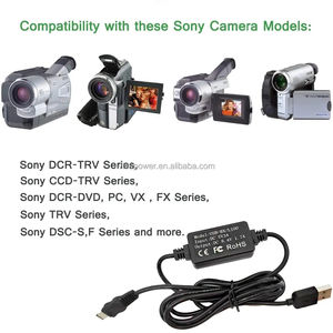 L'alimentation de câble de lecteur de AC-L100 USB 5V remplace la AC-L100A de AC-L15A AC-L10A pour <span class=keywords><strong>SONY</strong></span> <span class=keywords><strong>Handycam</strong></span> DCR-TRV MVC-FD DSC-S30 <span class=keywords><strong>caméscope</strong></span> DCR-DVD100 - Product Image 5