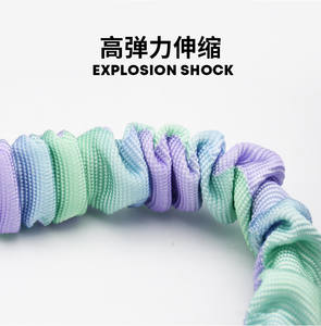 Correa de perro retráctil de color degradado, correa de cuerda al ras a prueba de explosiones de alta elasticidad para todos los perros - Product Image 3