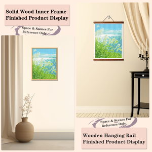 Décoration murale écologique pour la maison, peinture diamant, scène de paysage, kit DIY avec cadre, forme rectangulaire, perles rondes - Product Image 5