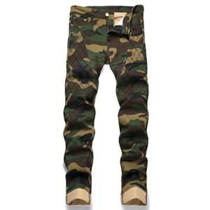 جينز ممزق أسود خام أرجواني رجالي ماركة <span class=keywords><strong>S</strong></span> جينز Selvedge جينز Para ombre De Pantalones جينز - Product Image 3