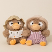 Peluche Canard Mignon à Habiller, Jouet en Peluche Doux et Moelleux avec Adorables Tenues pour Enfants – Idéal Cadeau