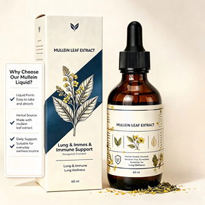 Ahualyn OEM <span class=keywords><strong>Teinture</strong></span> de molène liquide en flacon – Gouttes végétales naturelles anti-inflammatoires pour stimuler le système immunitaire - Product Image 3