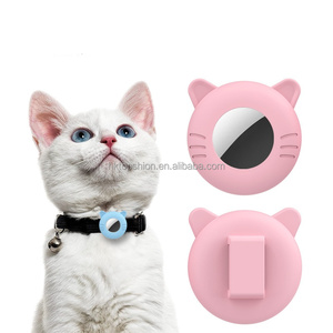 Airtag Cat Collar Holder, Pet Silicone Protective Case for Airtag, Waterproof Case Cover for Apple Airtag Cat <strong>Dog</strong> Pet Collar - Product Image 1