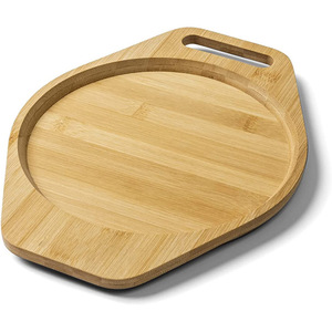 Bamboo <b>Placemat</b> Irregular Shape Natural Wood Color Heat Resistant For Tableware Serving - Product Image 1