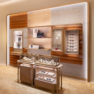 Đồ trang sức màu đen hiện đại cho trường hợp trưng bày trưng bày cho các cửa hàng thiết kế cửa hàng thanh lịch - Product Image 2