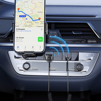 Adaptador AUX para Auto de 3.5mm de Aleación de Aluminio Toocki, Receptor Inalámbrico para Auto con Llamadas Manos Libres BT5.0 para Audio Inalámbrico en el Auto