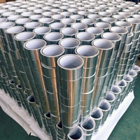 Ruban adhésif isolant en aluminium argenté pour climatiseur, réfrigérateur et congélateur