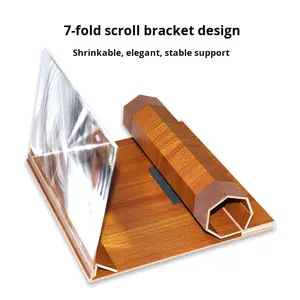 Pembesar layar ponsel PMMA 3D 3-5X, pembesar layar ponsel Ultra HD pelindung mata anti-miopia dapat dilipat ringan 12 inci - Product Image 5