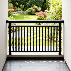 Alüminyum alaşımlı açık korkuluklar ve korkuluklar merdiven ve balkon/teras korkulukları çağdaş tasarım sağlam dayanıklı - Product Image 3