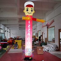 XIXI TOYS Muñeco Inflable de 4-6 m con Brazos Móviles para Barbería