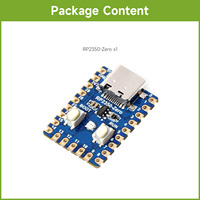 RP2350-Zero Waveshare Mini Microcontroller Development Board Berbasis Raspberry Pi Dual-core B667