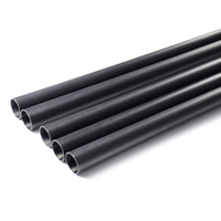 Fûts de queue de billard en fibre de carbone de haute qualité de 12,4 mm, pré-coniques, avec embout en mousse et insert de joint
