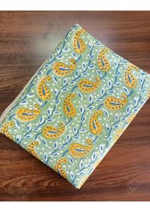 Tissu indien imprimé à la main au bloc, en voile de coton pur à 100 %, vendu au mètre, idéal pour la confection de robes, la couture, l'artisanat et la tapisserie, OEM ODM - Product Image 5