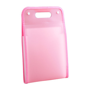 Sản phẩm mới đầy màu sắc PVC PP nhựa túi tài liệu giấy mở rộng Organizer tài liệu thư mục tập tin với xử lý - Product Image 2