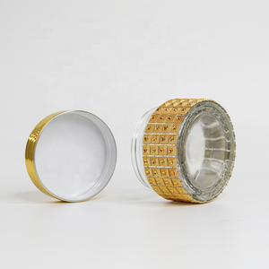 Nuevo diseño 100mL Fancy árabe estilo egipcio Metal cosmético vidrio crema tarro contenedores 150ml azafrán embalaje tarro de vidrio - Product Image 4