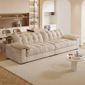 Divano da <span class=keywords><strong>soggiorno</strong></span> Premium popolare divano di lusso <span class=keywords><strong>moderno</strong></span> Cloud mobili <span class=keywords><strong>per</strong></span> la casa bianco crema tessuto Design divano <span class=keywords><strong>per</strong></span> la stanza - Product Image 2