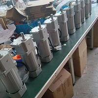 Contrôleur de réducteur de vitesse pour convoyeur, Moteur à engrenages intégré, Moteurs de réduction à engrenages AC 220V monophasé, Vente en gros usine