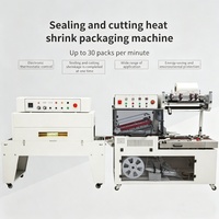 Scelleuse L continue multifonctionnelle certifiée CE avec tunnel de rétraction pour l'emballage de livres et de boîtes en carton, idéale pour les emballages de chaussures, de cadeaux et de bouteilles